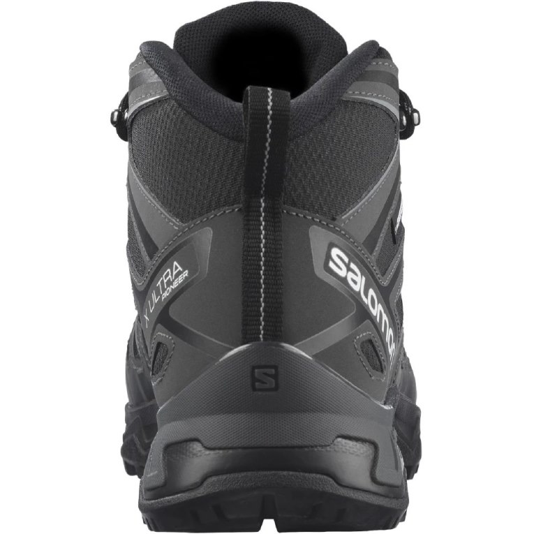 Black Salomon X Ultra Pioneer Mid CSWP Men's Hiking Boots | PH 28563X